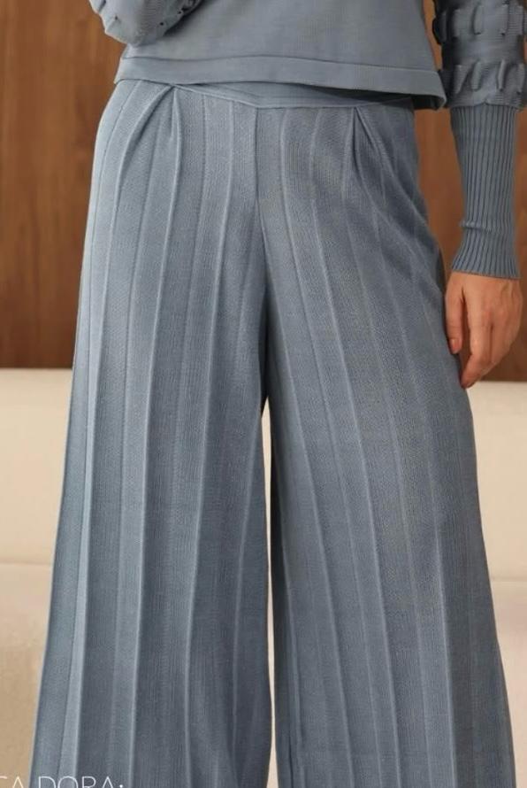 Calça Maxi Pantalona Modal