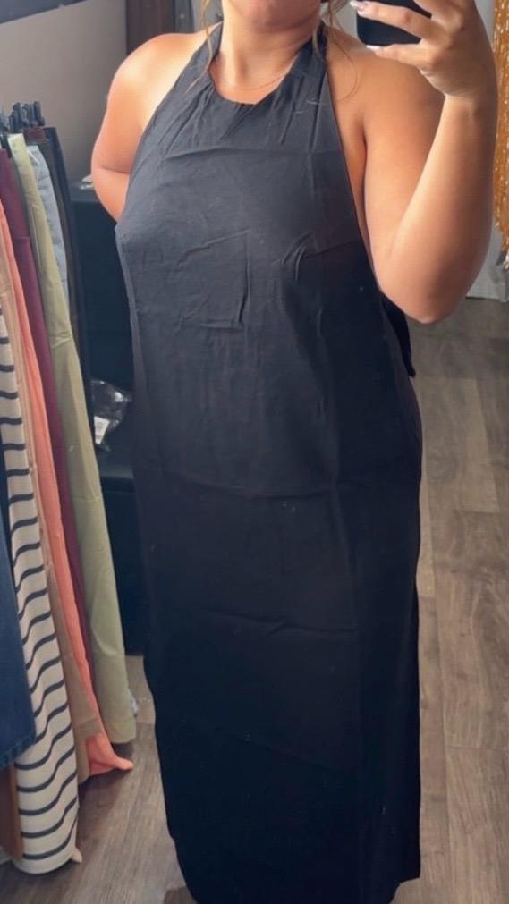 Vestido Alfaiataria Longo Costas Nua