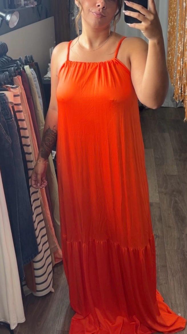 Vestido Longo Malha Fria