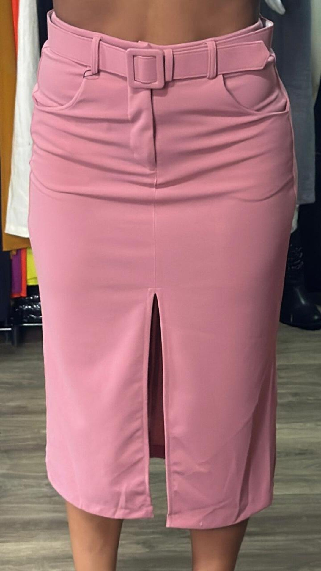 Saia Midi Fenda Frontal