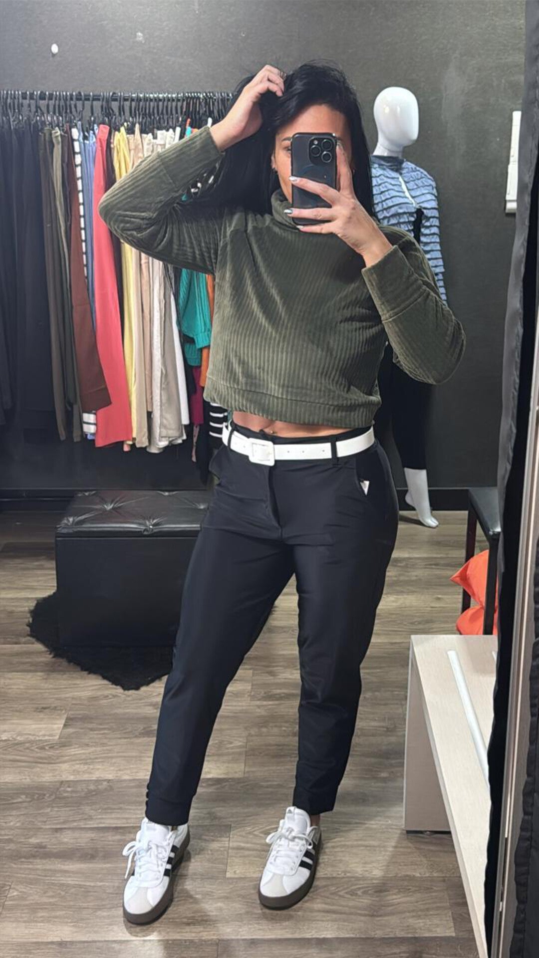 Blusas Soft Gola Alta