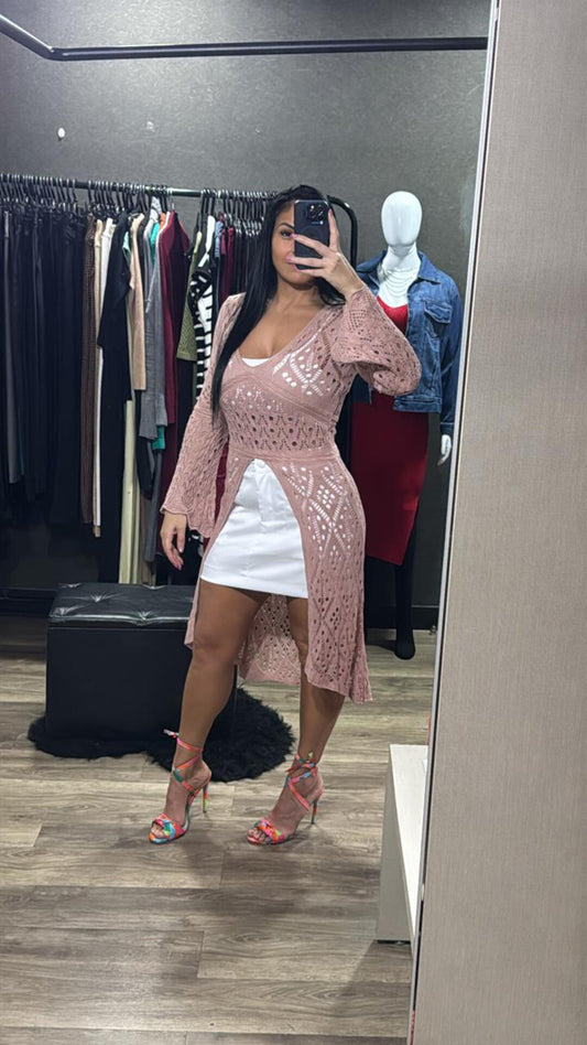 Blusa Tricô Longa
