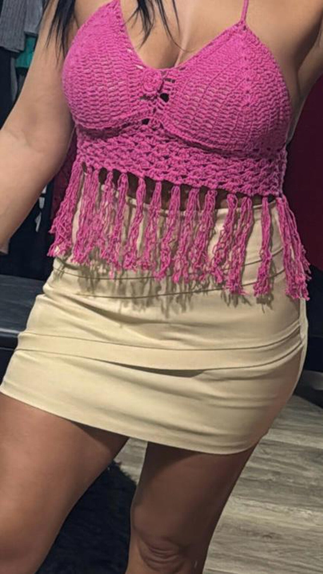 Cropped Crochê com Bojo