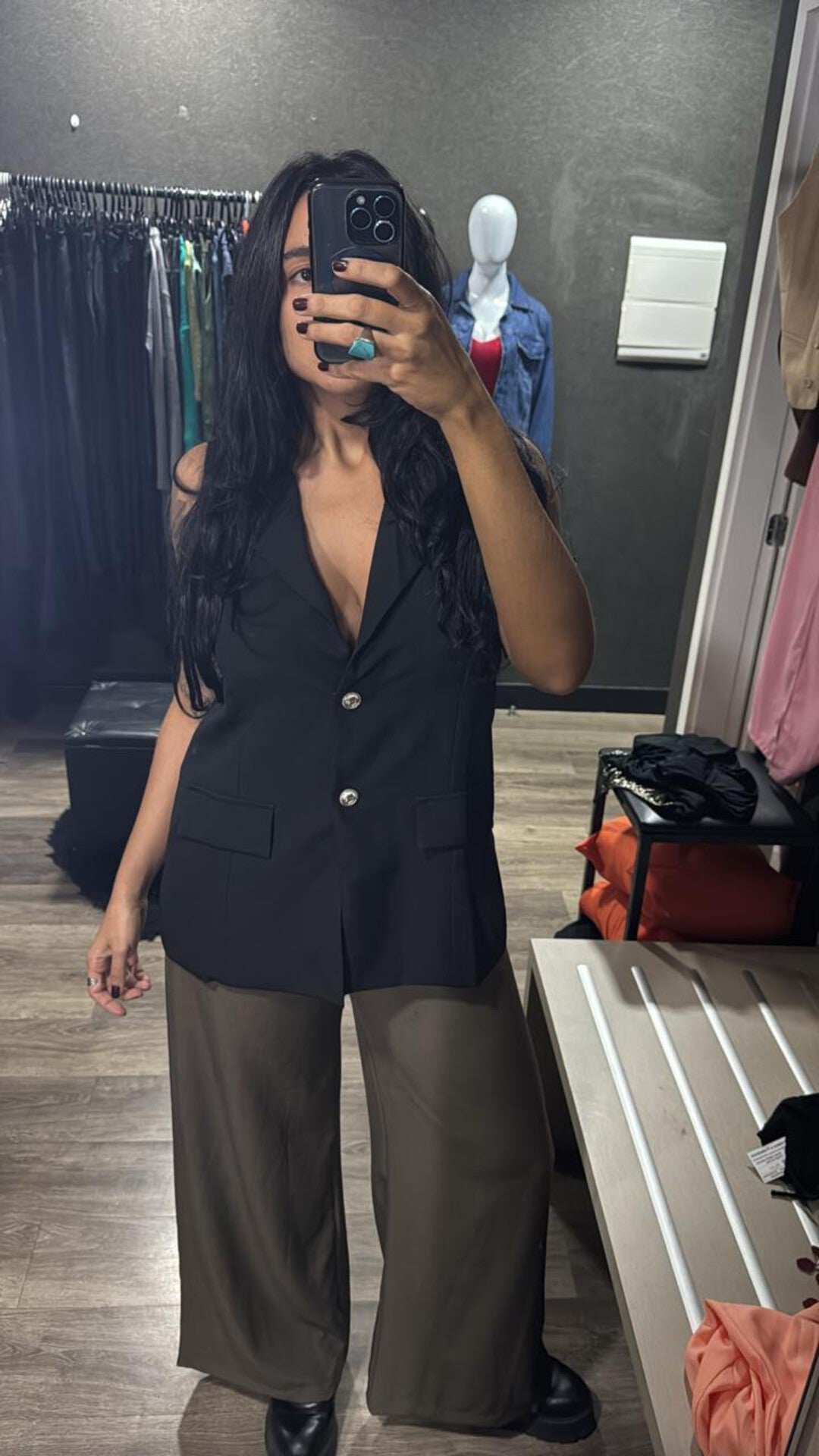 Colete Longo Alfaiataria