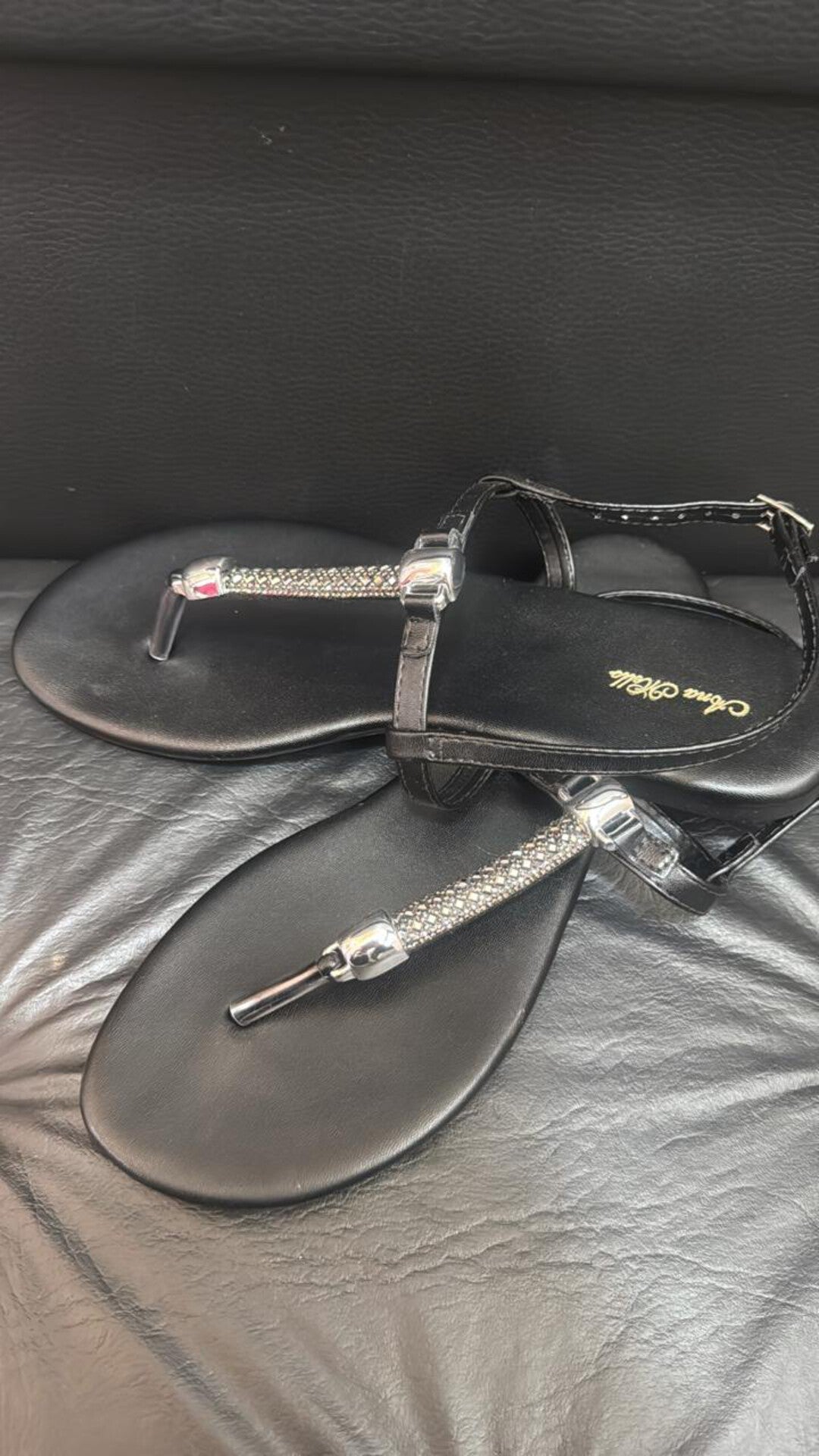 Rasteira Tira Strass