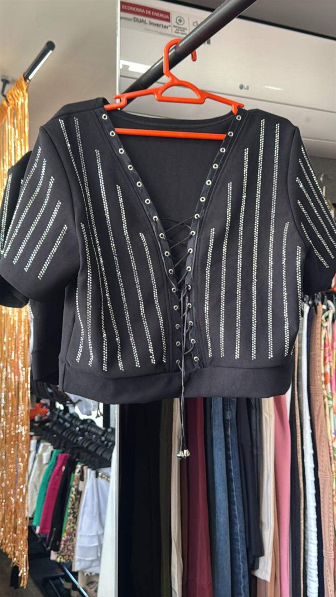 Blusinha Strass PluzSize