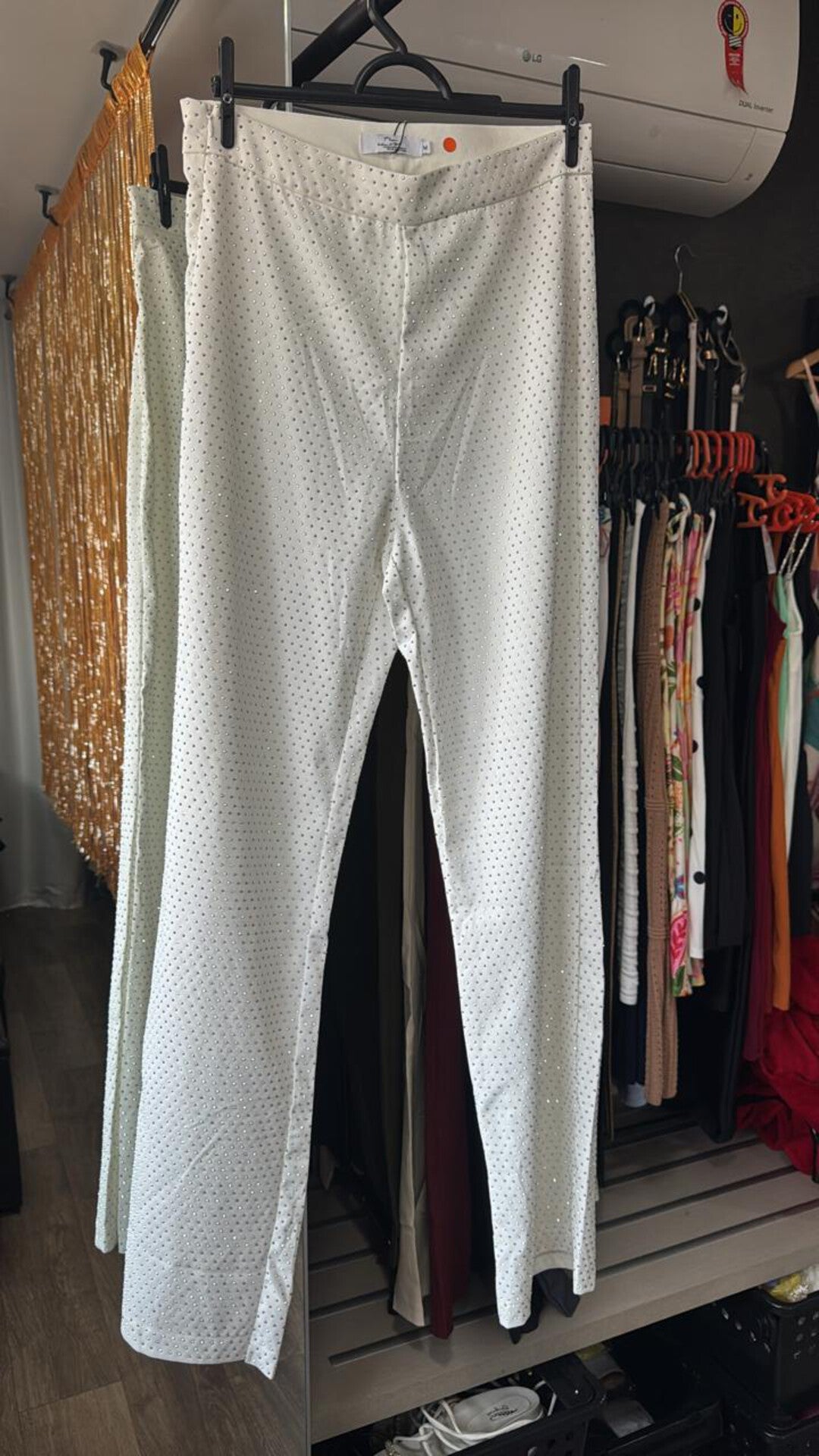 Calça Alfaiataria Strass