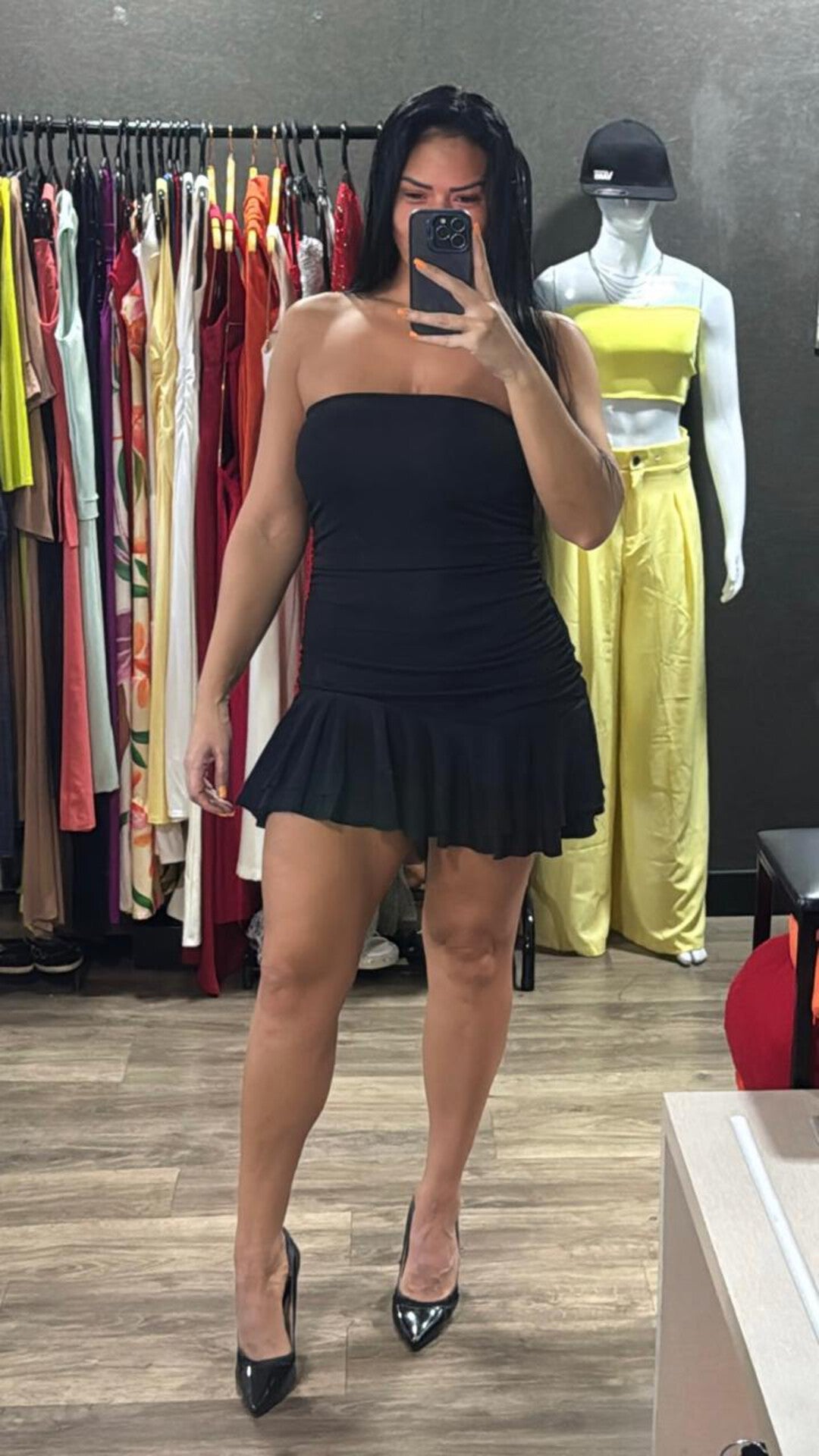 Macaquinho Shorts/Saia Tomara Que Caia