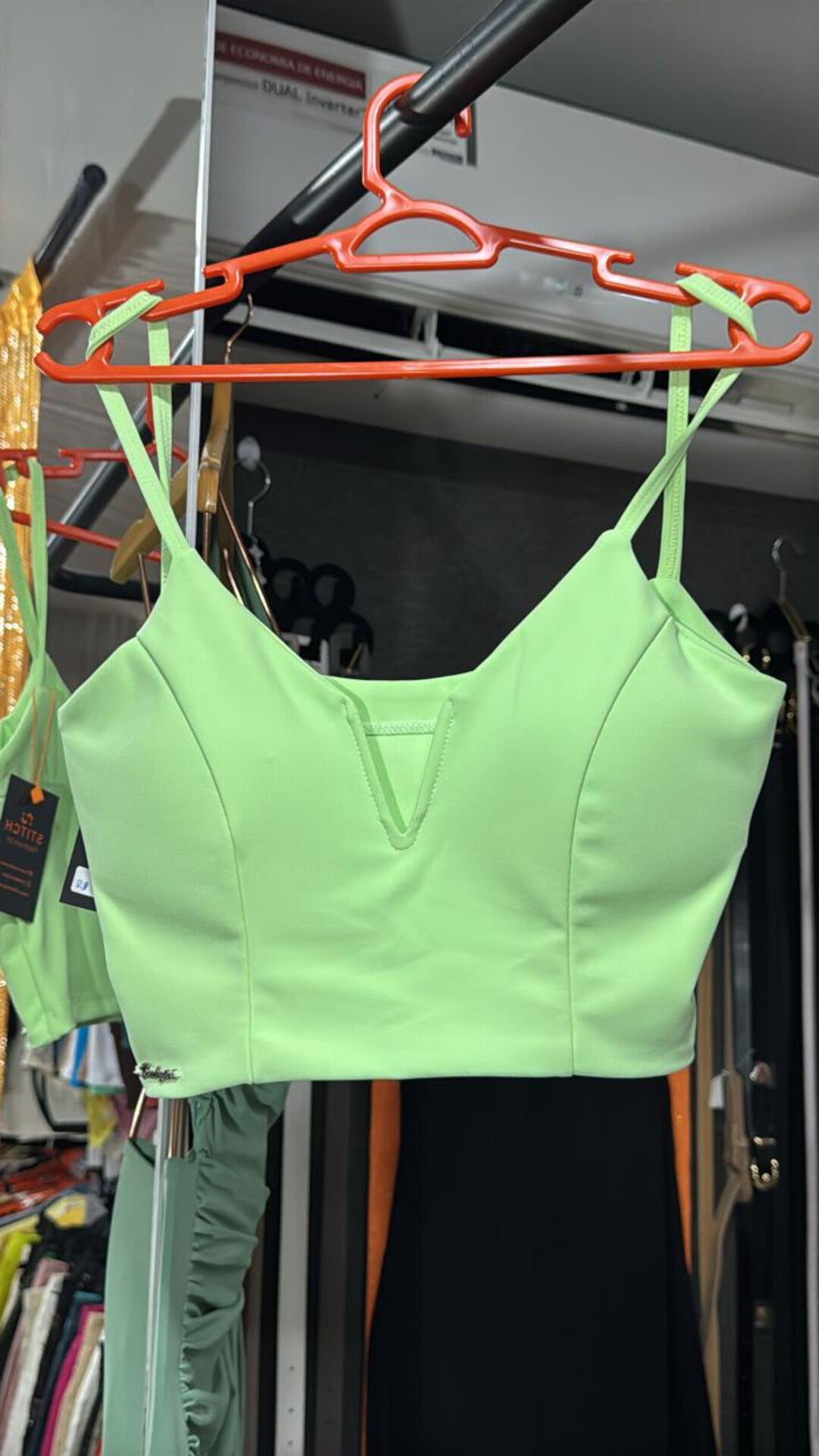 Cropped Alcinha Aro V com Bojo