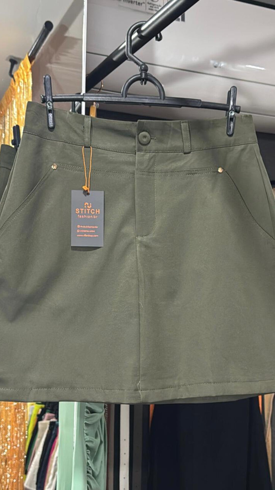 Shorts/Saia Com Cinto