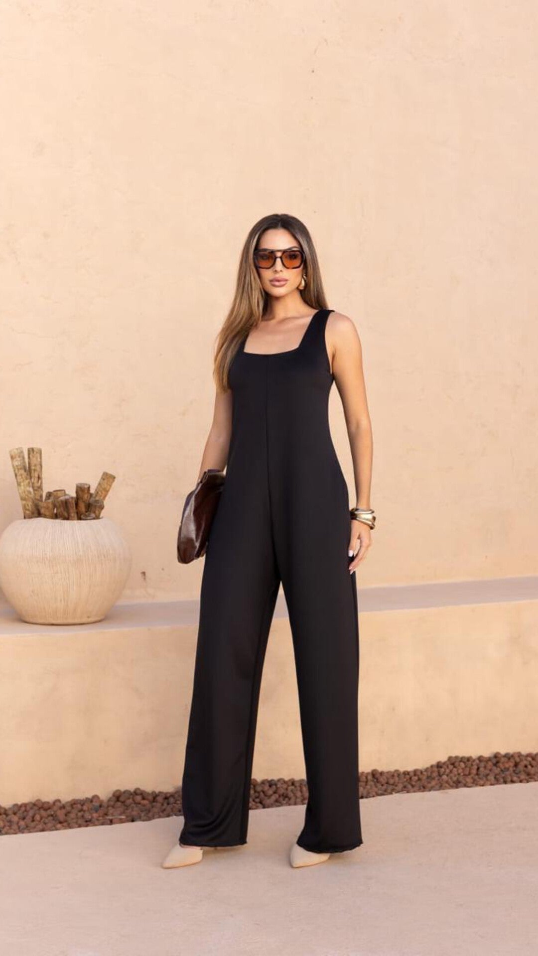 Macacão Regata Alfaiataria