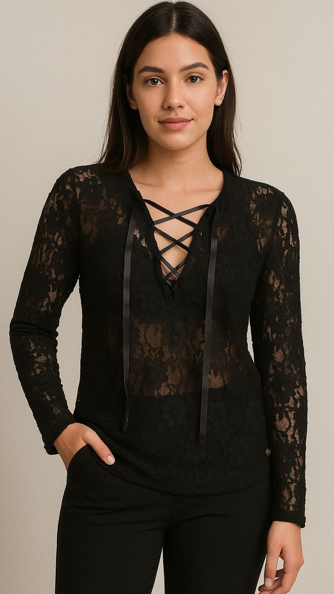 Camisa Renda CARMEN STEFFENS