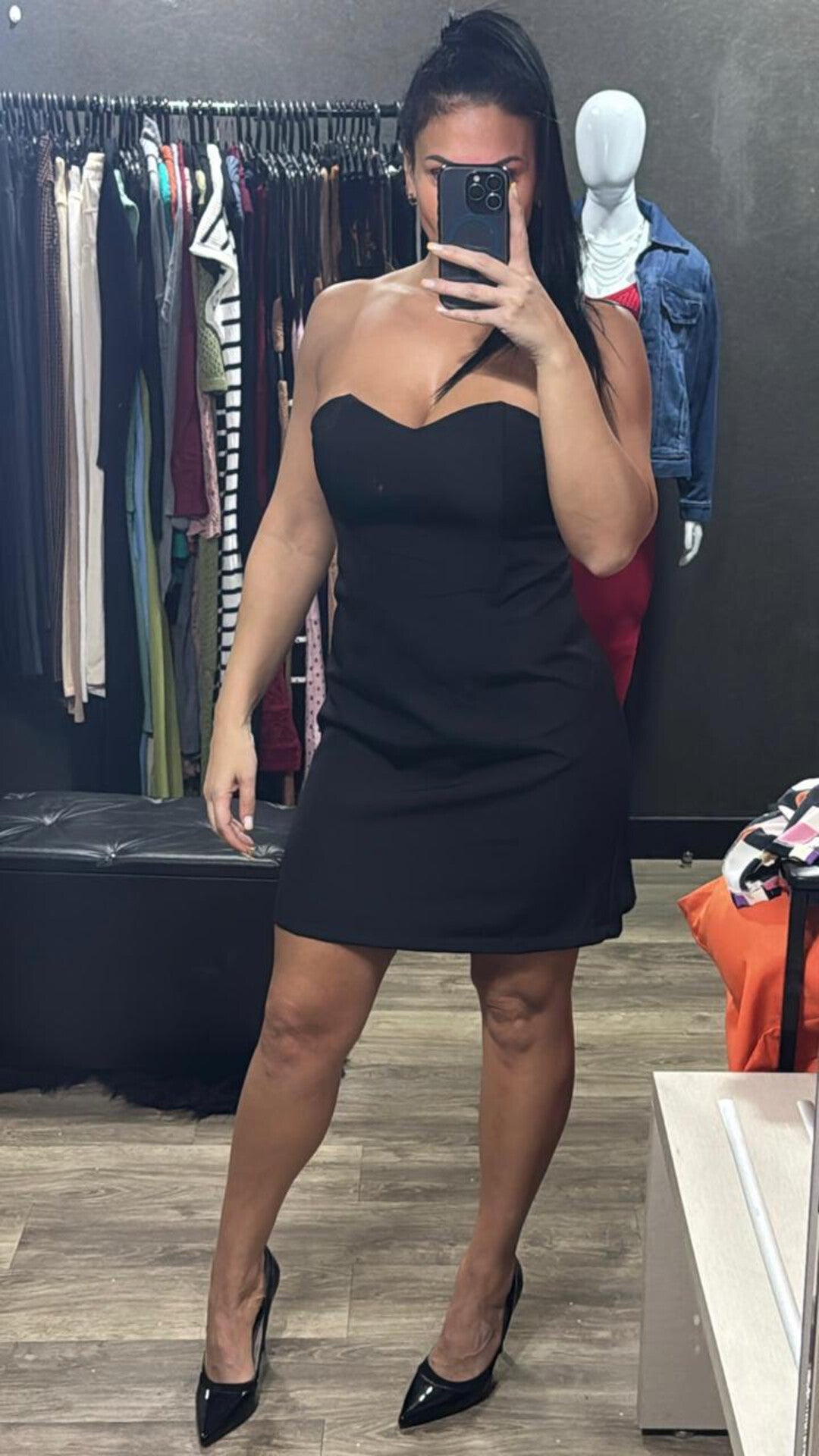 Vestido Alfaiataria Tomara Que Caía